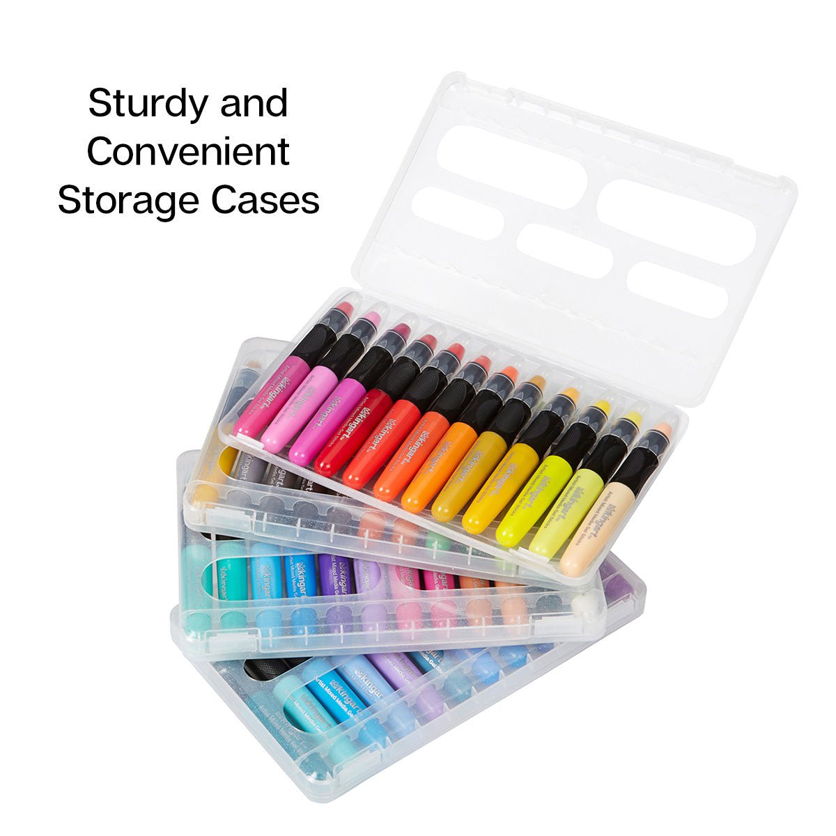 Mixed Media Gel Stick Crayons - 72 Colors - Starry Skies Austin