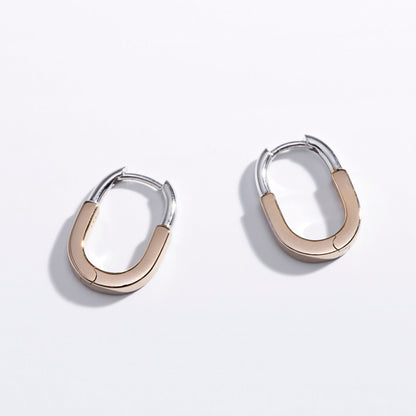 Mixed Metal Huggie Hoops - Starry Skies Austin