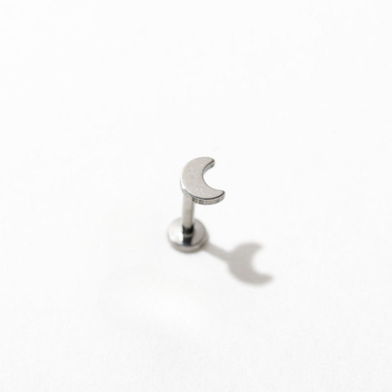 Moon Flat Back Studs - Starry Skies Austin