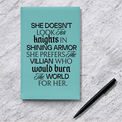 Morally Grey Lover Vegan Leather Journal - Starry Skies Austin