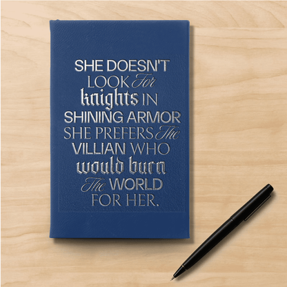 Morally Grey Lover Vegan Leather Journal - Starry Skies Austin