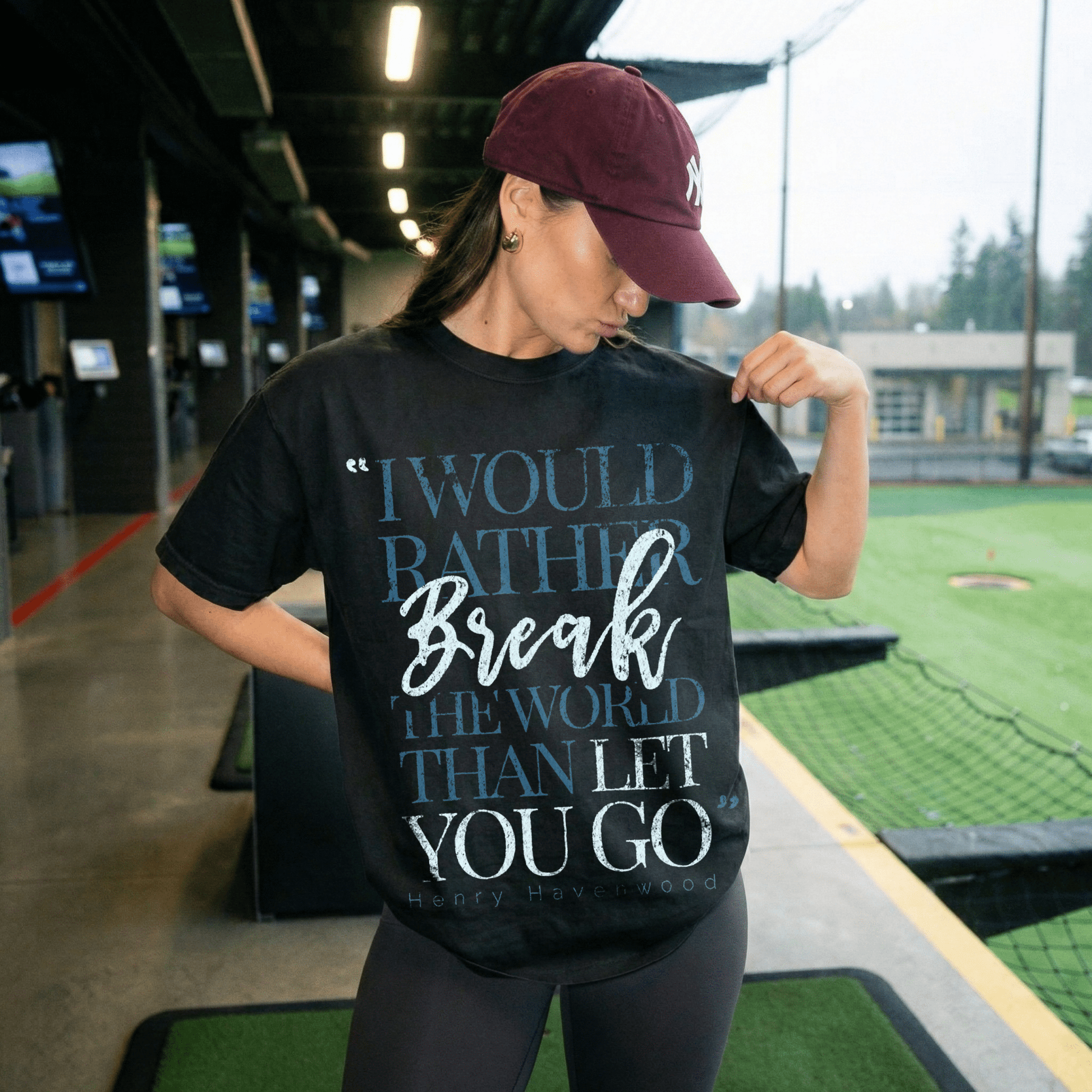 Morally Grey MMC Bookish Quote Tee - Starry Skies Austin