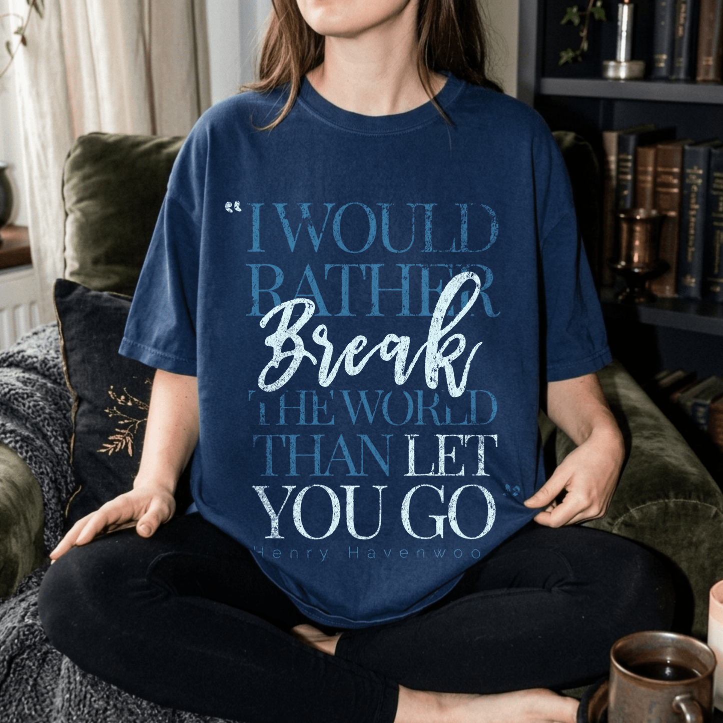 Morally Grey MMC Bookish Quote Tee - Starry Skies Austin