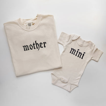 Mother & Mini Gothic Matching Shirts - Starry Skies Austin
