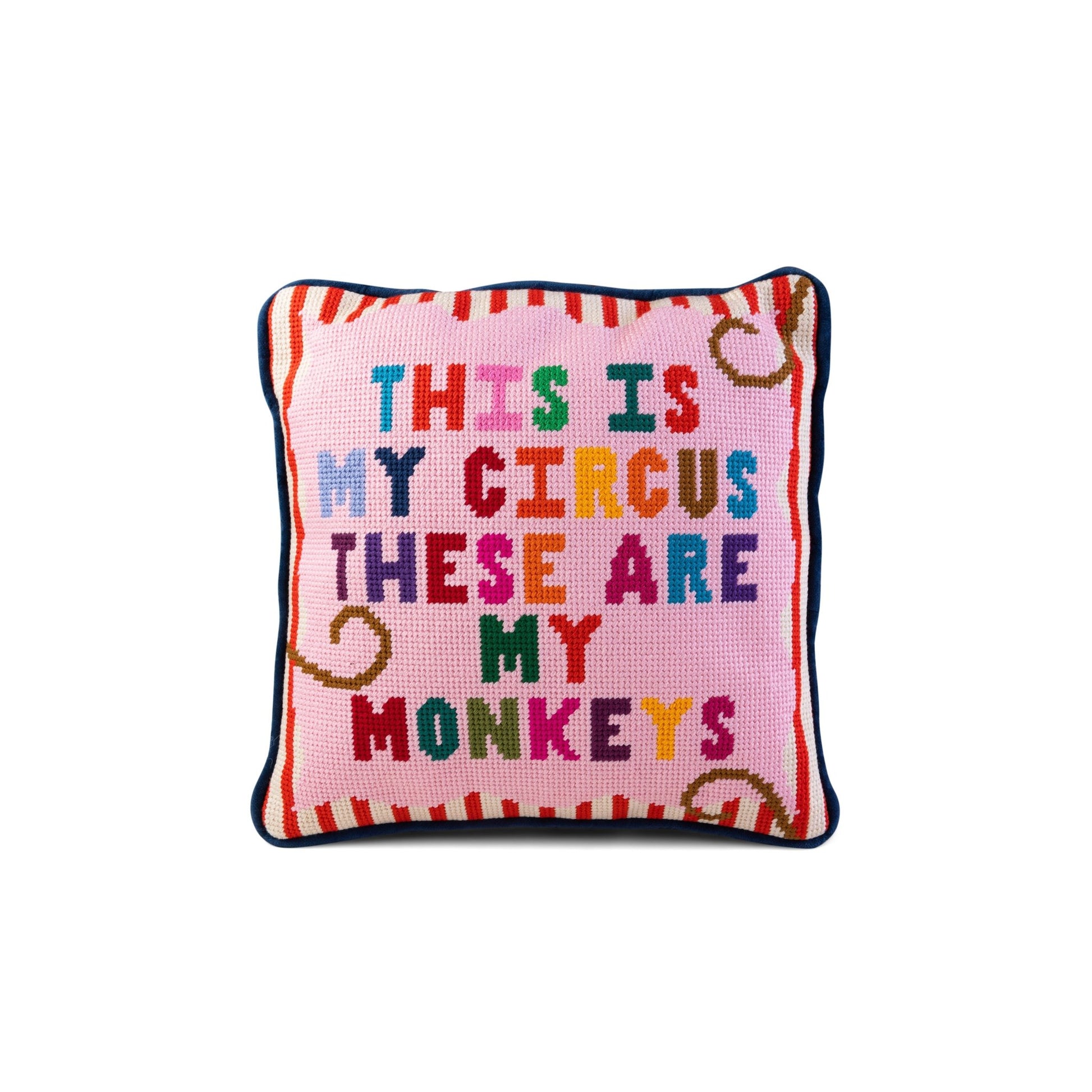 My Circus Needlepoint Pillow - Starry Skies Austin