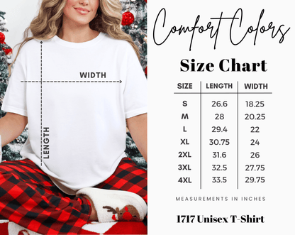 My Holidays Are All Booked Up - Comfort Colors Premium Bookish Christmas Shirt - Starry Skies Austin