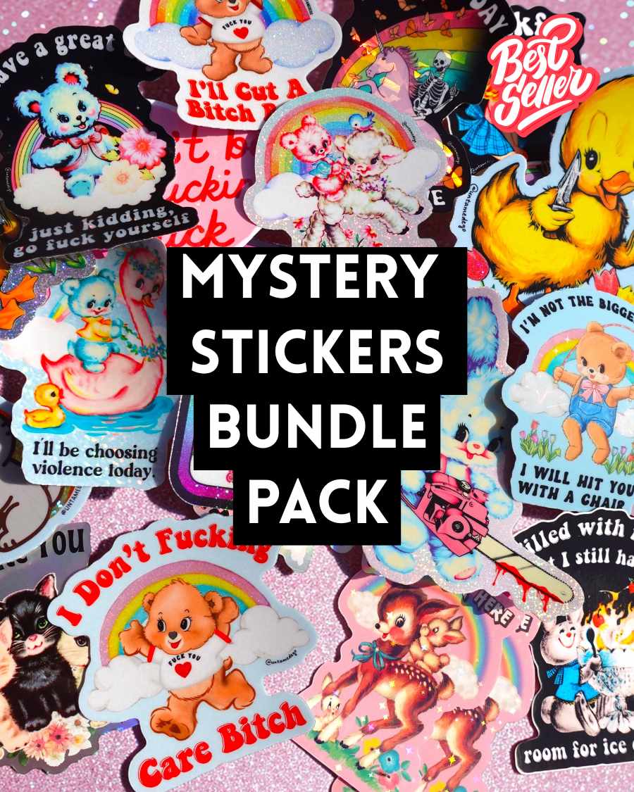 Mystery Unhinged Cute Sticker Pack - Starry Skies Austin