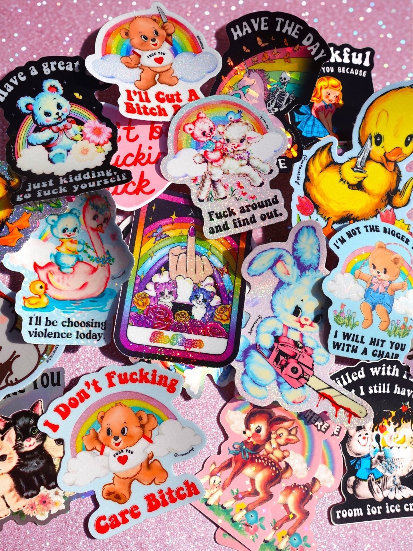 Mystery Unhinged Cute Sticker Pack - Starry Skies Austin