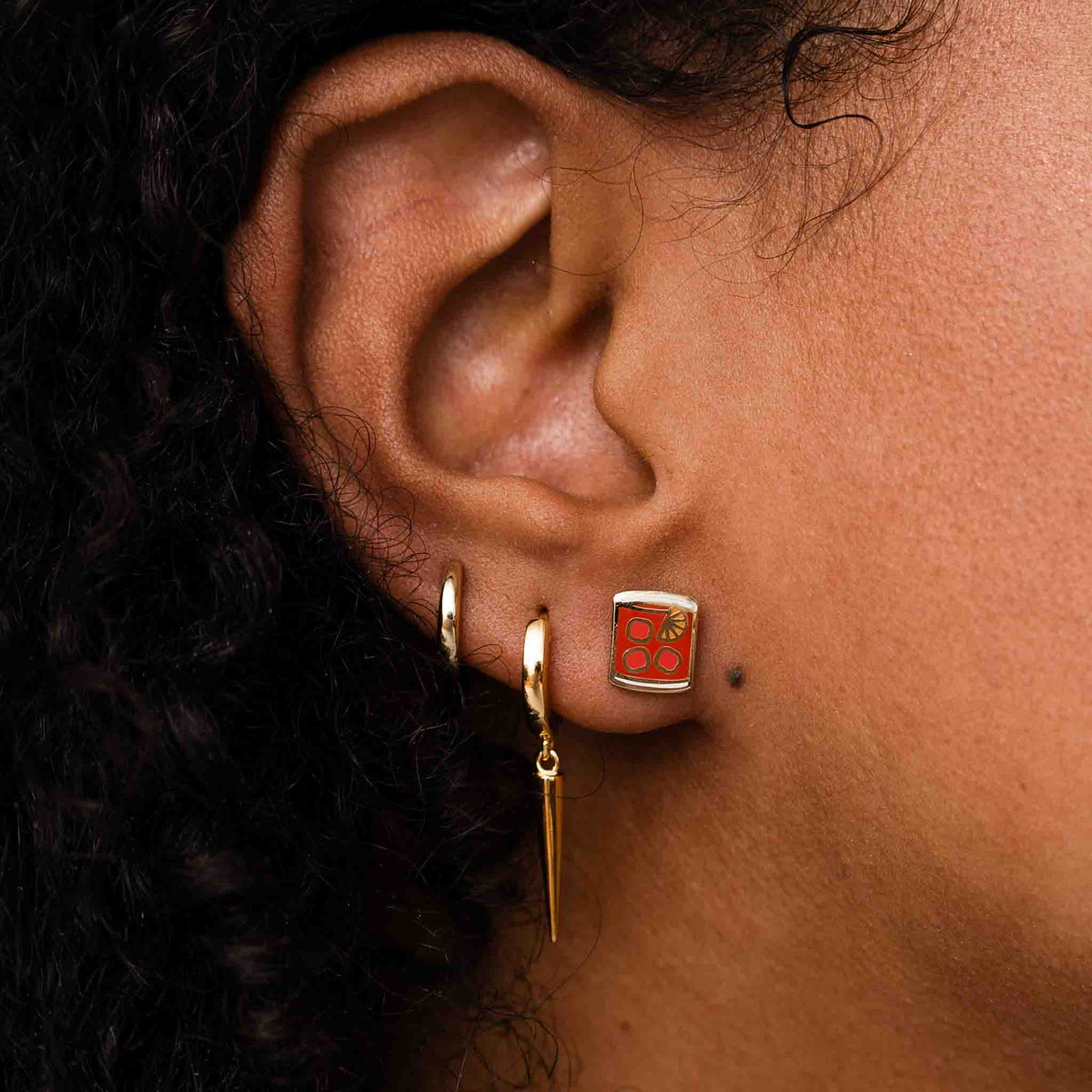 Negroni Studs - Starry Skies Austin