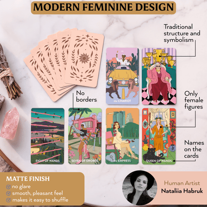 Neoteric Feminine Tarot Deck Set - Starry Skies Austin