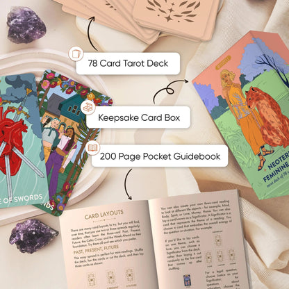 Neoteric Feminine Tarot Deck Set - Starry Skies Austin