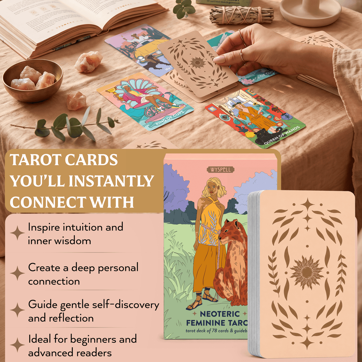 Neoteric Feminine Tarot Deck Set - Starry Skies Austin