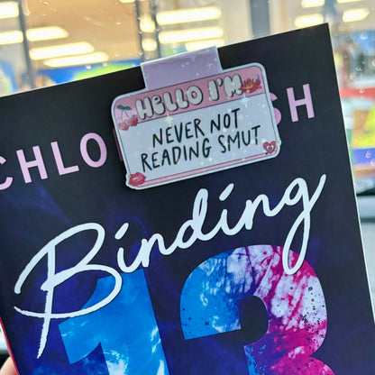 Never Not Reading Smut Magnetic Bookmark - Starry Skies Austin