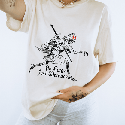 No Kings Just Wierdos Graphic Tee - Starry Skies Austin