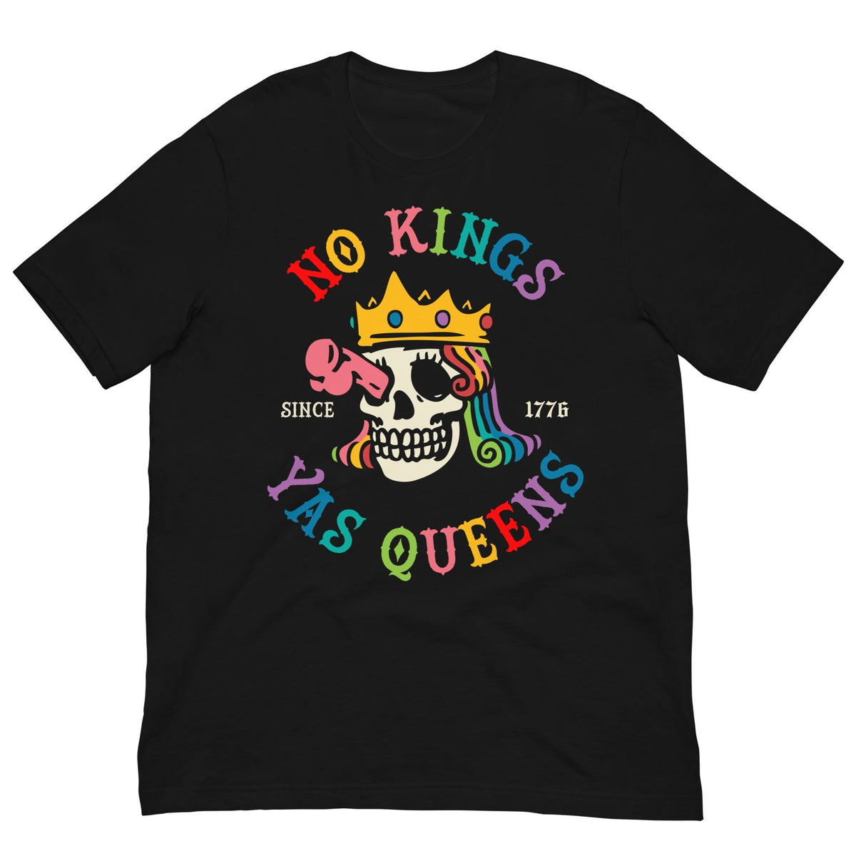 No Kings Yas Queens T-shirt - Starry Skies Austin
