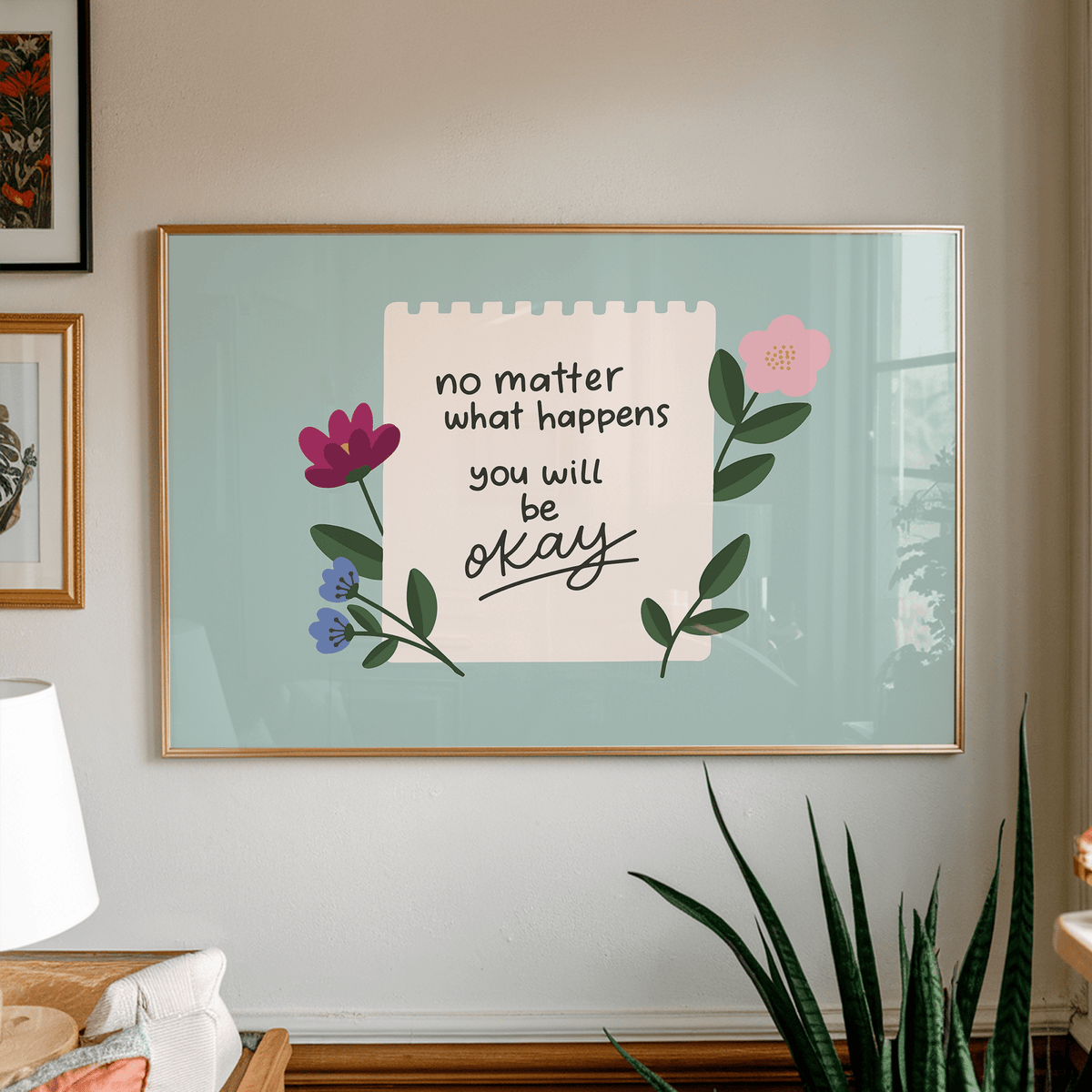 No Matter What Happens You Will Be Okay Unframed Art Print - Starry Skies Austin