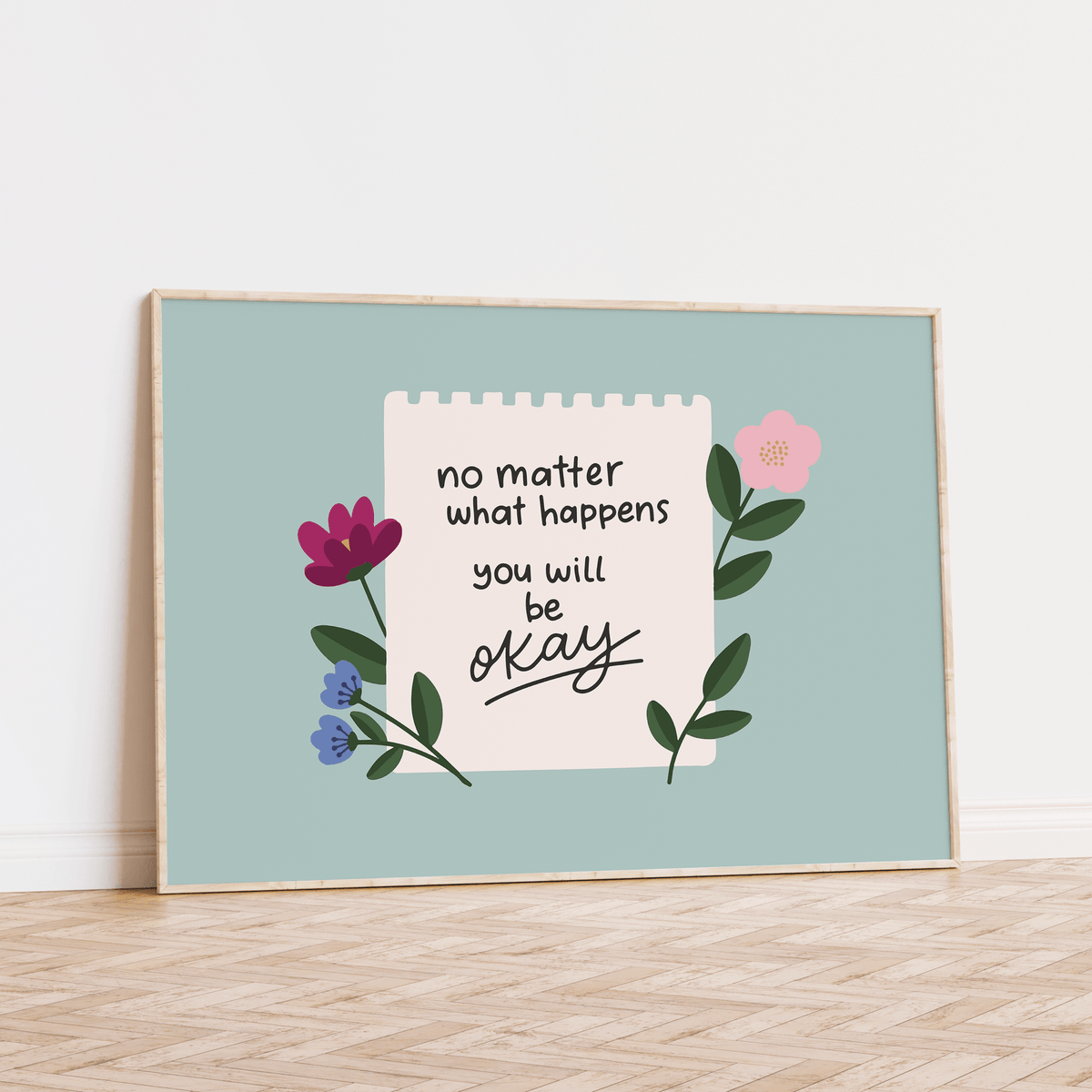 No Matter What Happens You Will Be Okay Unframed Art Print - Starry Skies Austin
