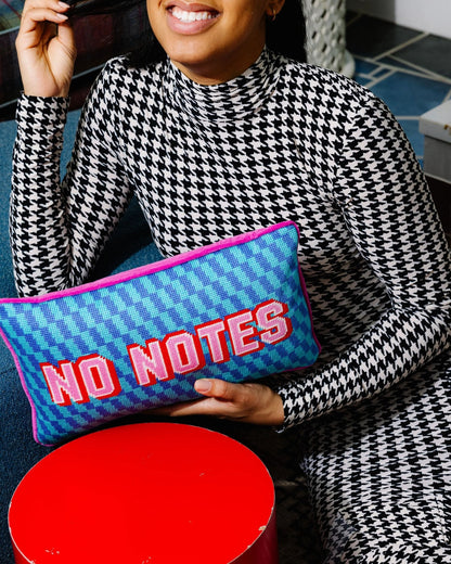 No Notes Needlepoint Pillow - Starry Skies Austin