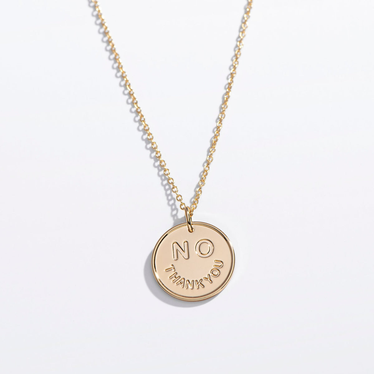 No Thank You Pendant Necklace - Starry Skies Austin
