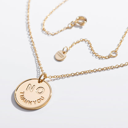 No Thank You Pendant Necklace - Starry Skies Austin