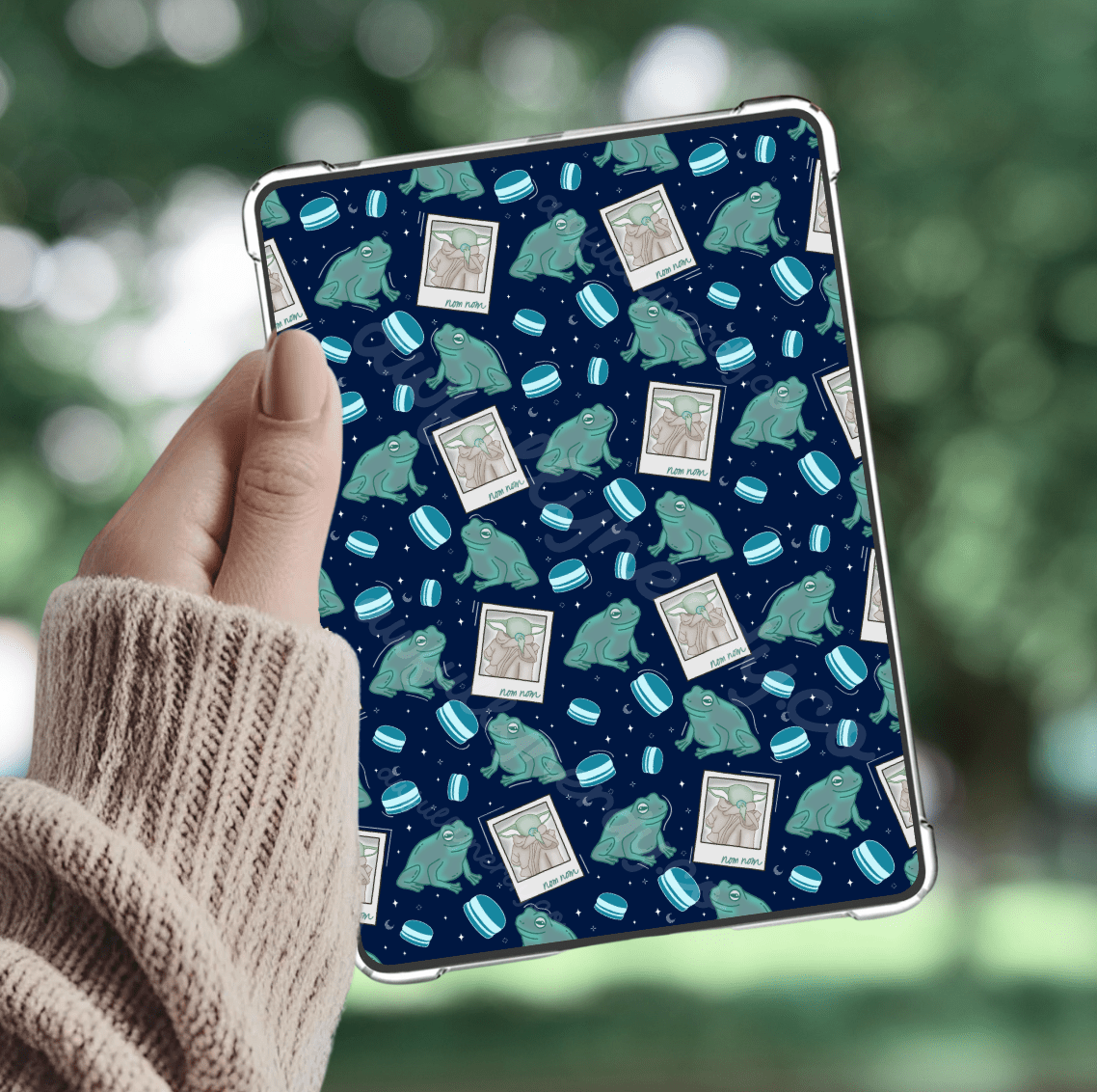 Nom Nom Cookies Kindle Insert - Three Sizes - Optional Lamination - Starry Skies Austin