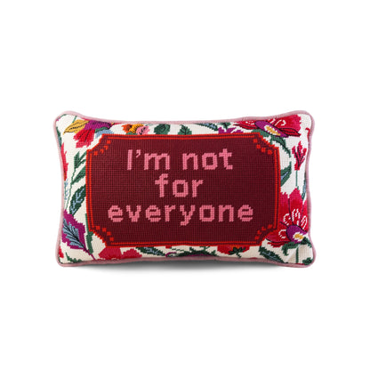Not For Everyone Needlepoint Pillow - Starry Skies Austin