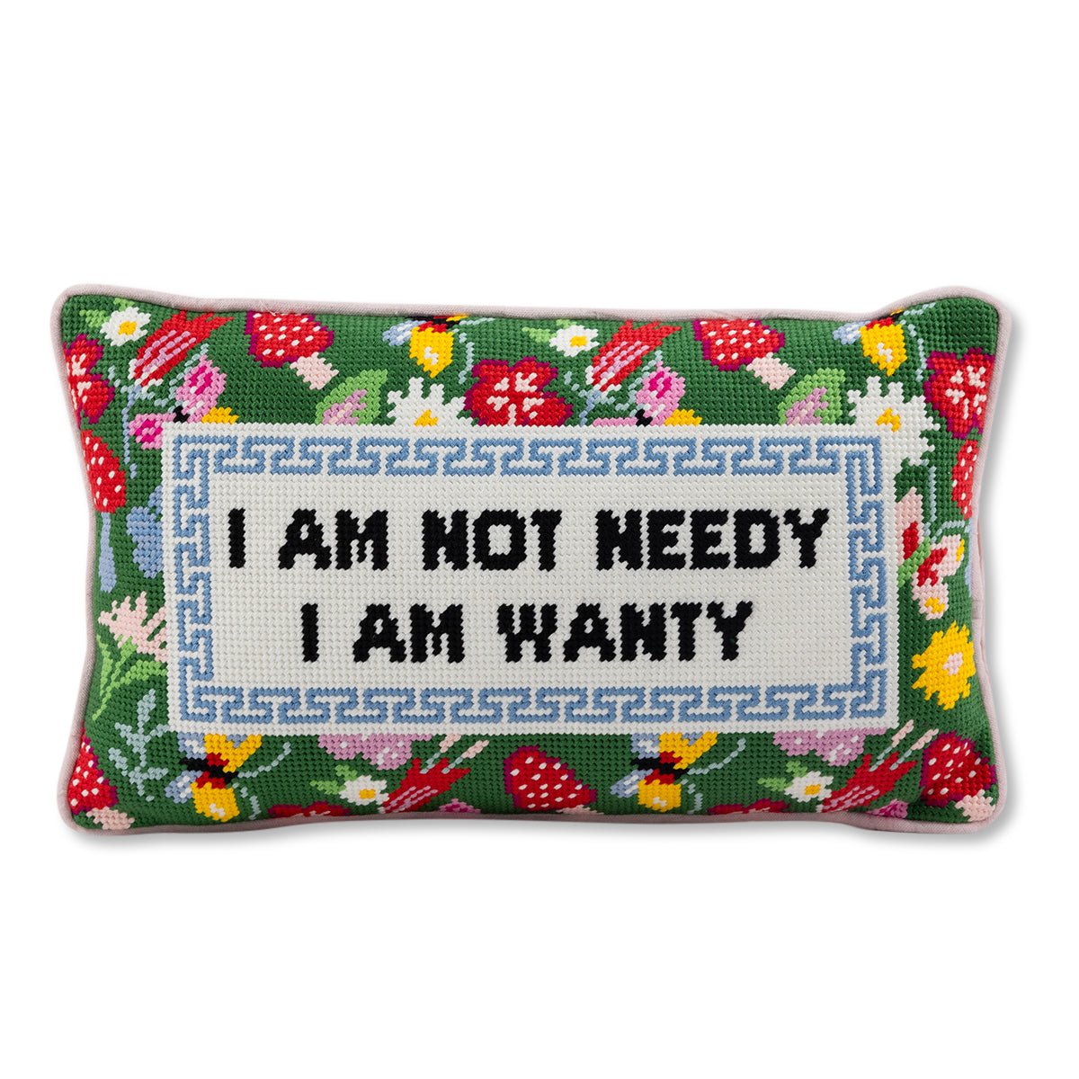 Not Needy Needlepoint Pillow - Starry Skies Austin