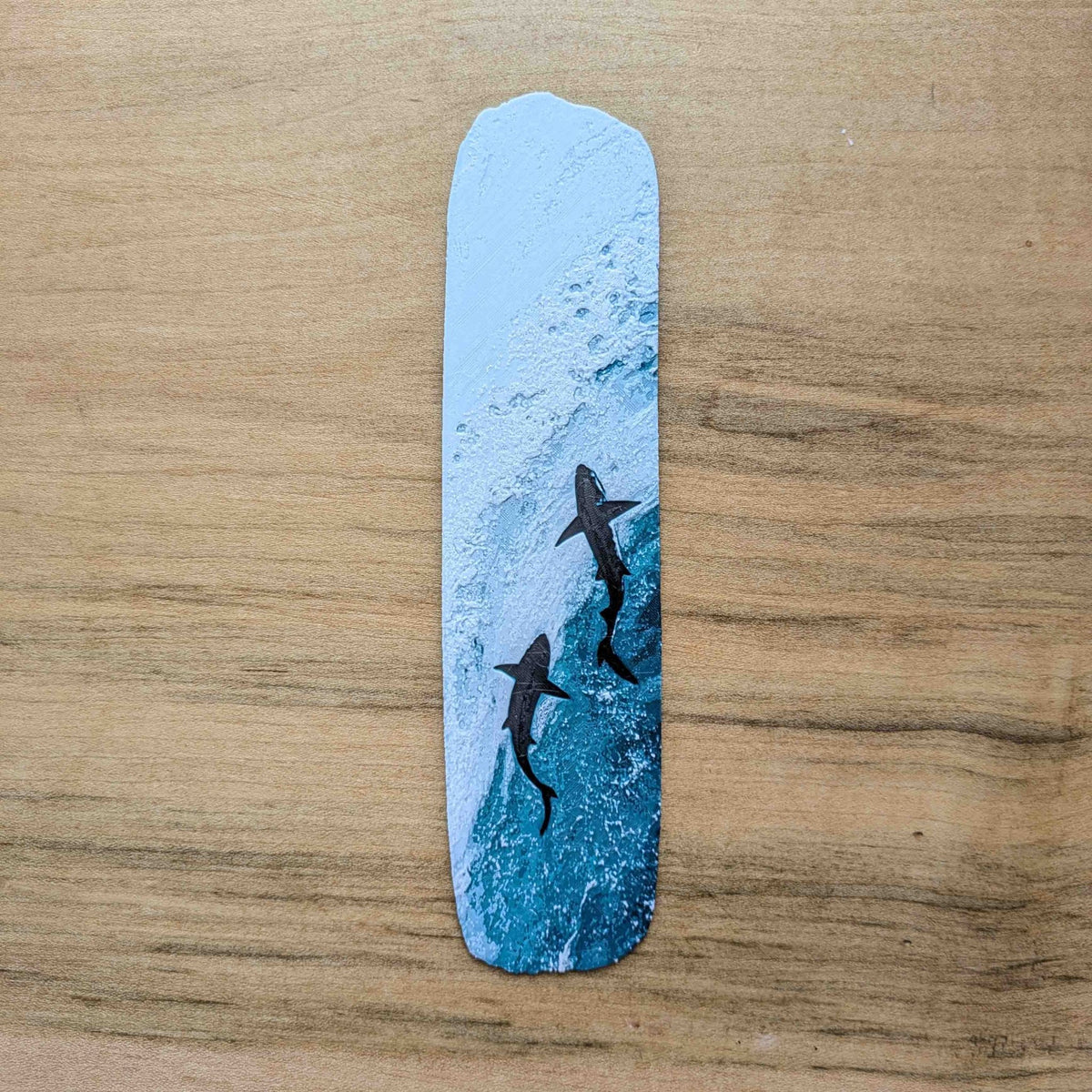 Ocean Depths Shark Art Bookmark Reader Gift - Starry Skies Austin