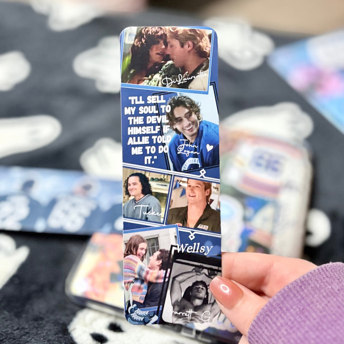 Off Campus Inspired Dual-Sided Matte Cardstock Bookmark - Starry Skies Austin