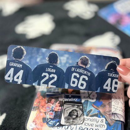 Off Campus Inspired Dual-Sided Matte Cardstock Bookmark - Starry Skies Austin