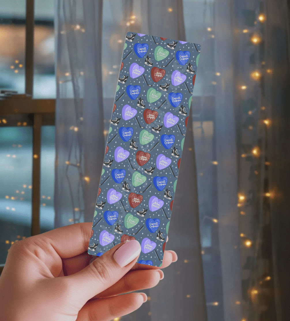 Off Campus Inspired Hearts Bookmark - Starry Skies Austin