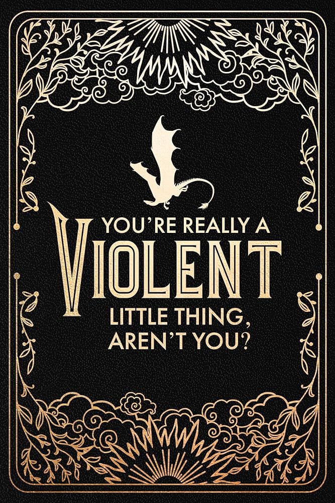 Official Fourth Wing Journal: Violent Little Thing Edition with Lined Pages by Rebecca Yarros - Starry Skies Austin