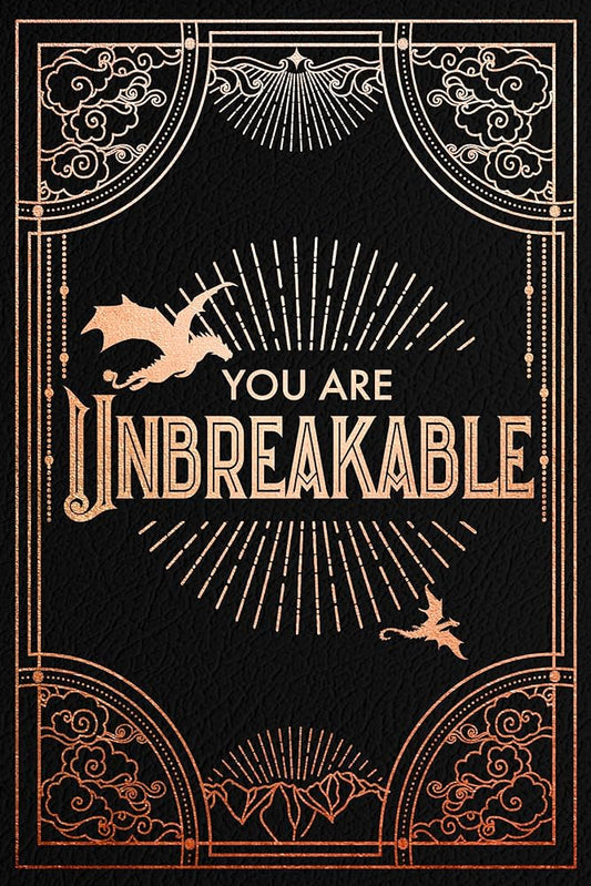 Official Iron Flame Journal: You Are Unbreakable Edition with Lined Pages by Rebecca Yarros - Starry Skies Austin