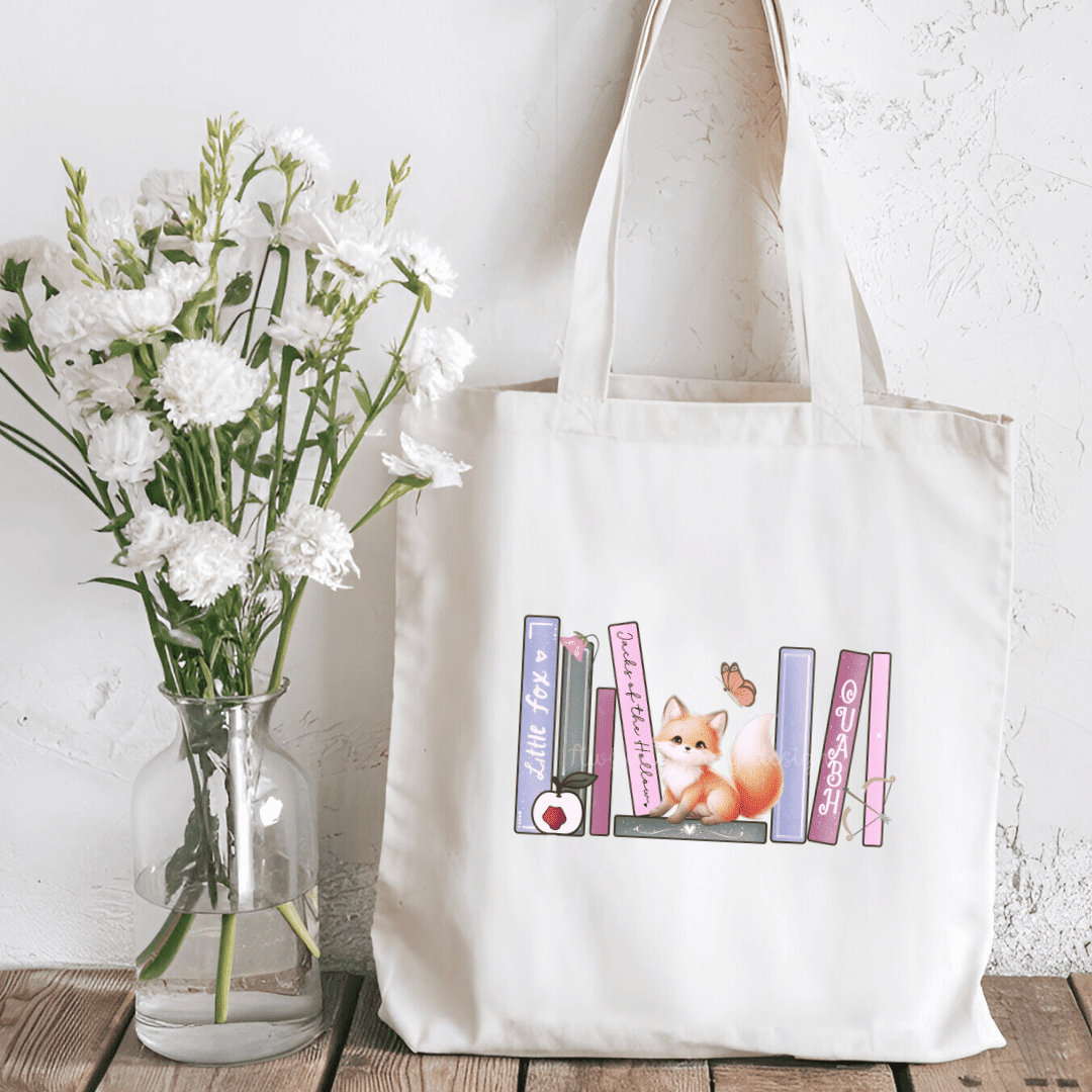 Once Upon a Broken Heart Inspired Books Sublimated Canvas Tote Bag - Starry Skies Austin