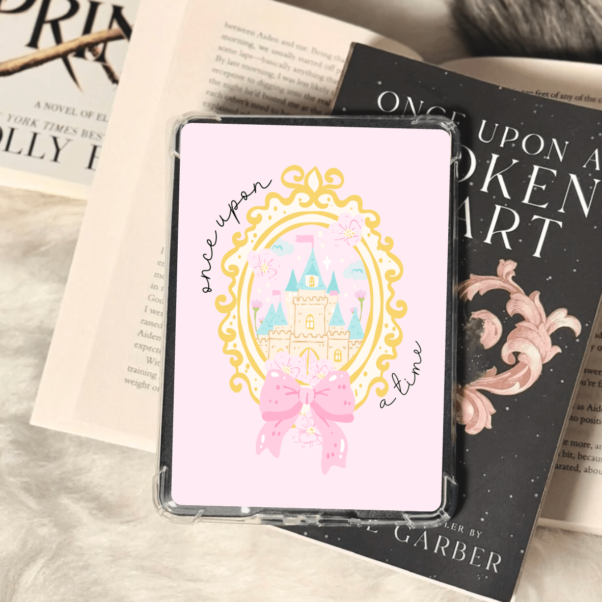 Once Upon a Time Kindle Insert - Three Sizes - Optional Lamination - Starry Skies Austin