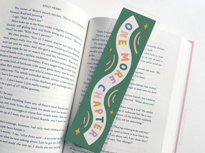 One More Chapter Laminated Bookmark - Starry Skies Austin