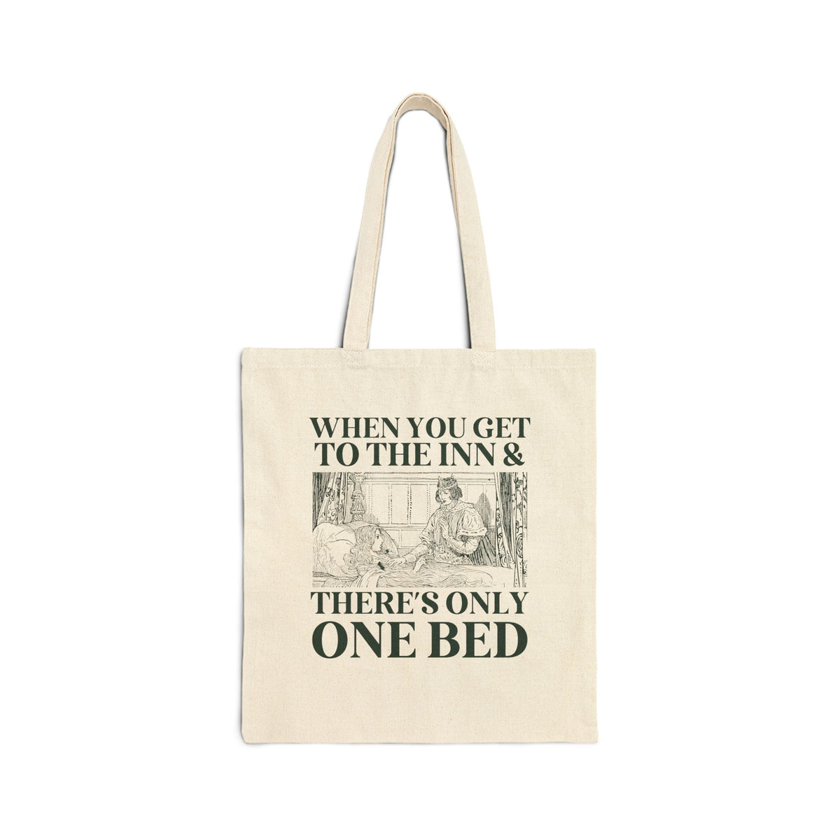 Only One Bed Tote Bag for Friend Who Loves Romantasy or Historical Fiction Novels - Starry Skies Austin
