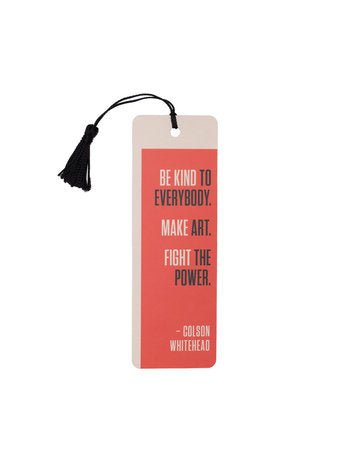 Out of Print: Colson Whitehead: Fight the Power Bookmark - Starry Skies Austin