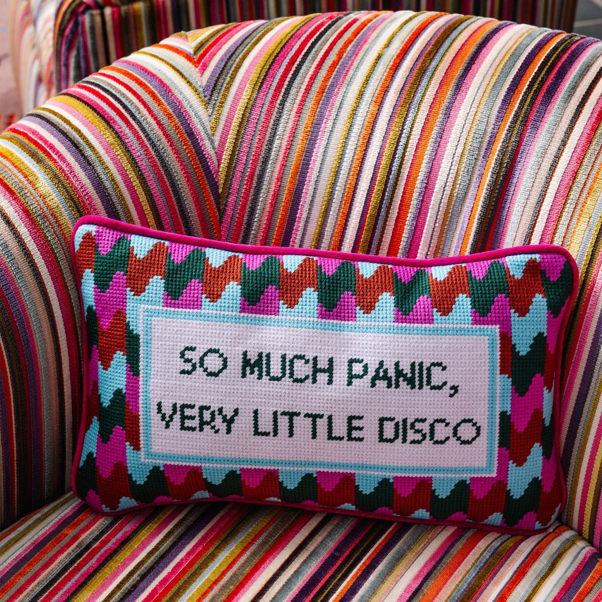 Panic at the Disco Needlepoint Pillow - Starry Skies Austin