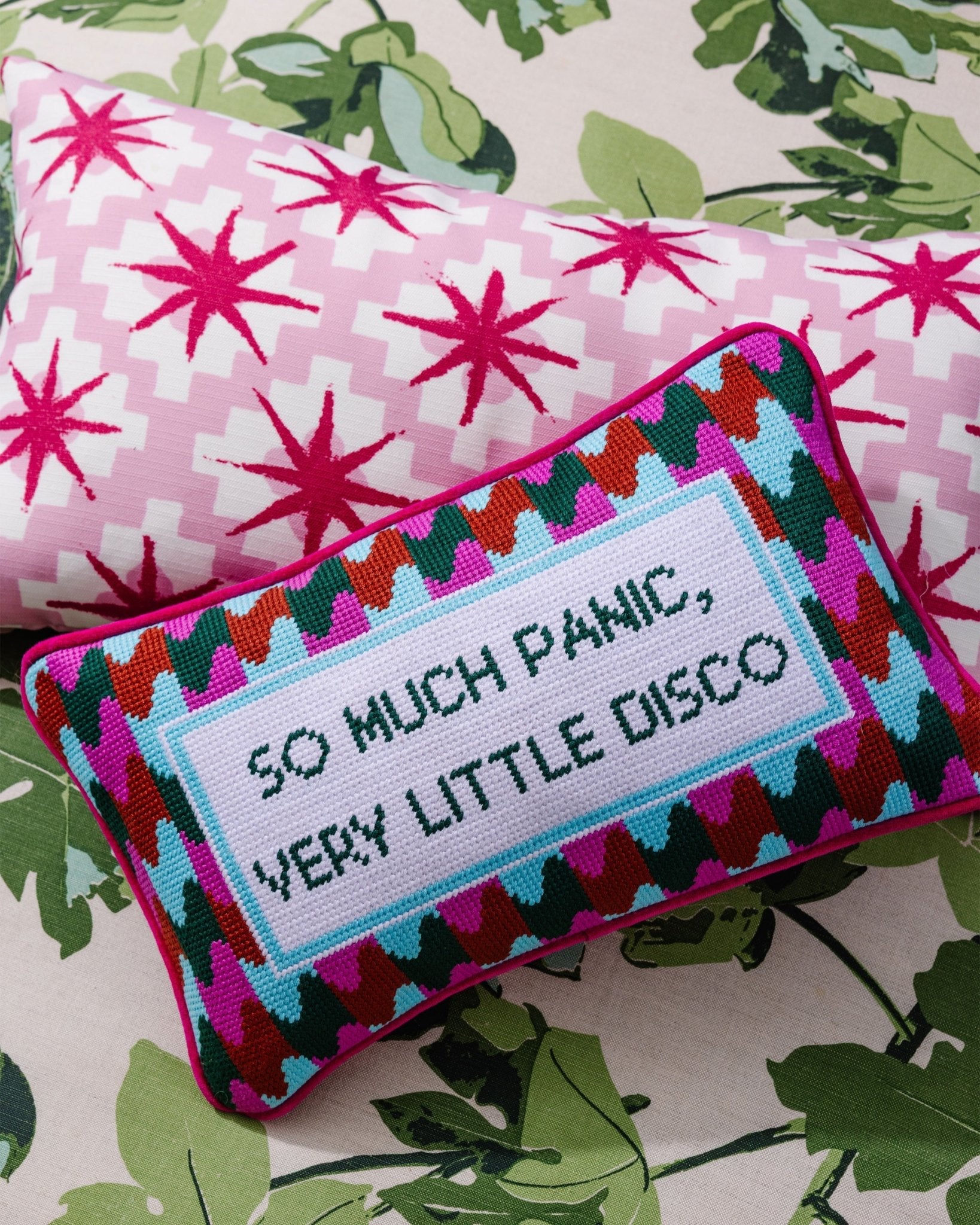 Panic at the Disco Needlepoint Pillow - Starry Skies Austin