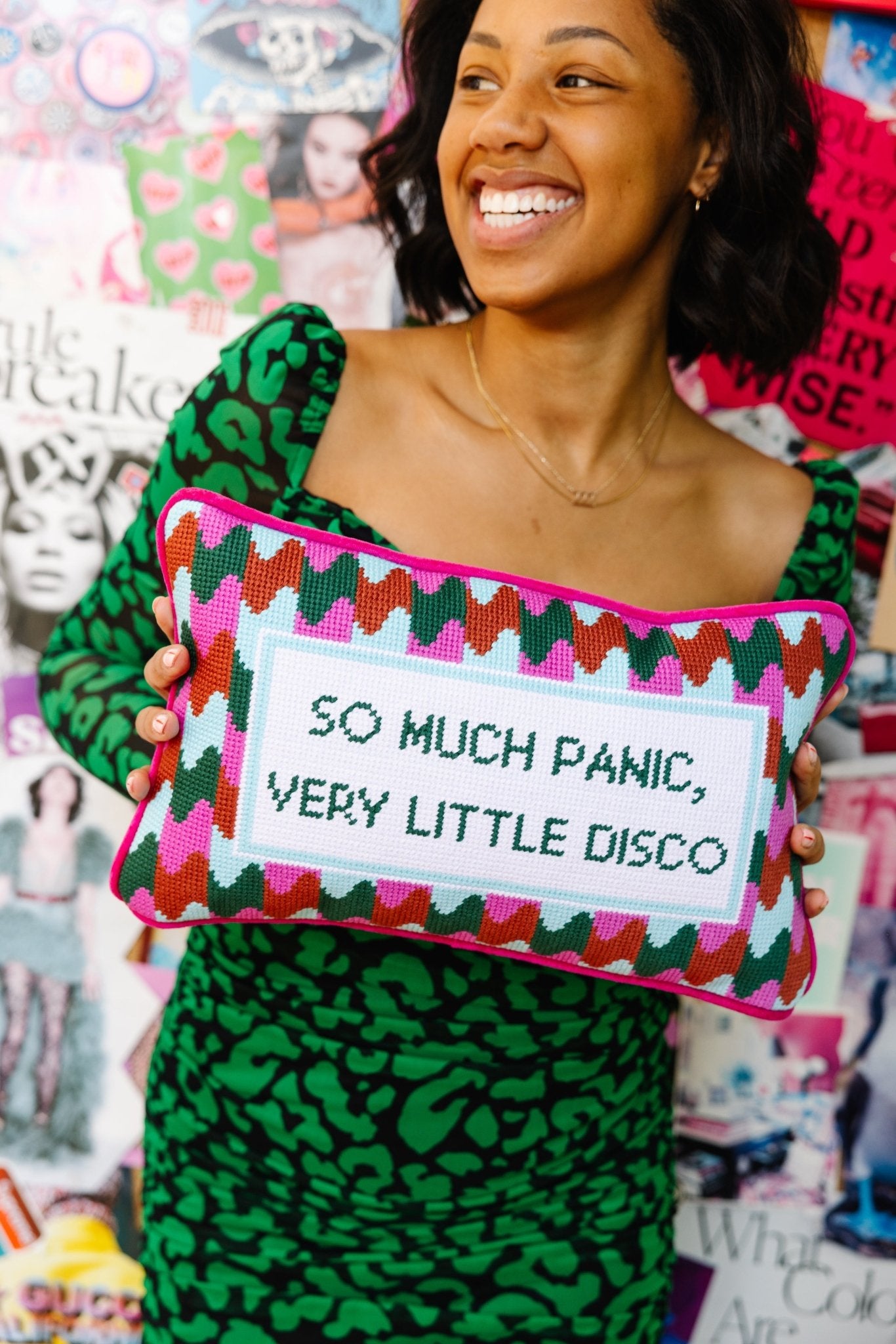 Panic at the Disco Needlepoint Pillow - Starry Skies Austin