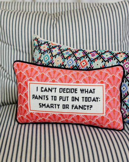 Pants Needlepoint Pillow - Starry Skies Austin