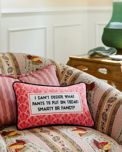 Pants Needlepoint Pillow - Starry Skies Austin