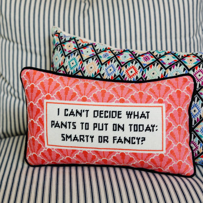 Pants Needlepoint Pillow - Starry Skies Austin