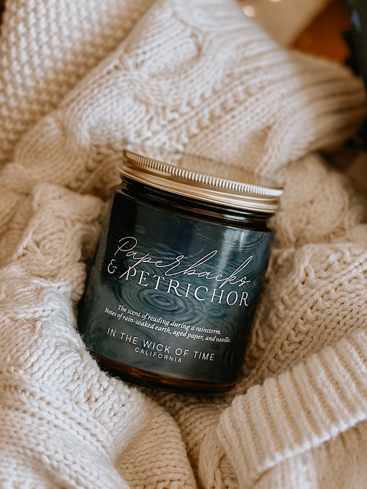 Paperbacks & Petrichor Candle - Starry Skies Austin