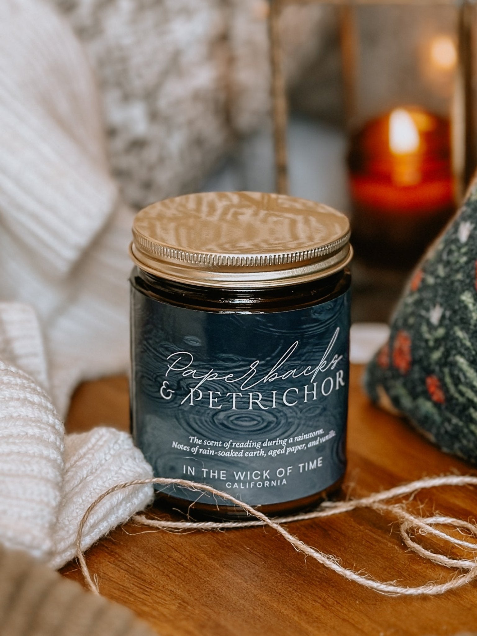 Paperbacks & Petrichor Candle - Starry Skies Austin