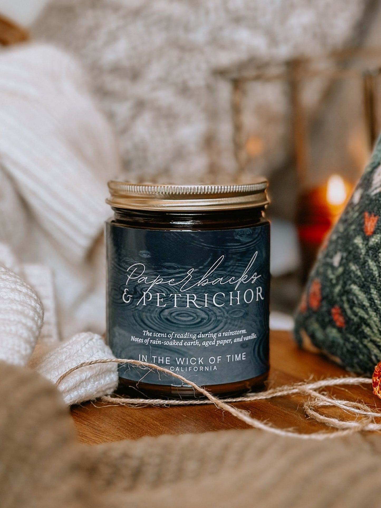 Paperbacks & Petrichor Candle - Starry Skies Austin
