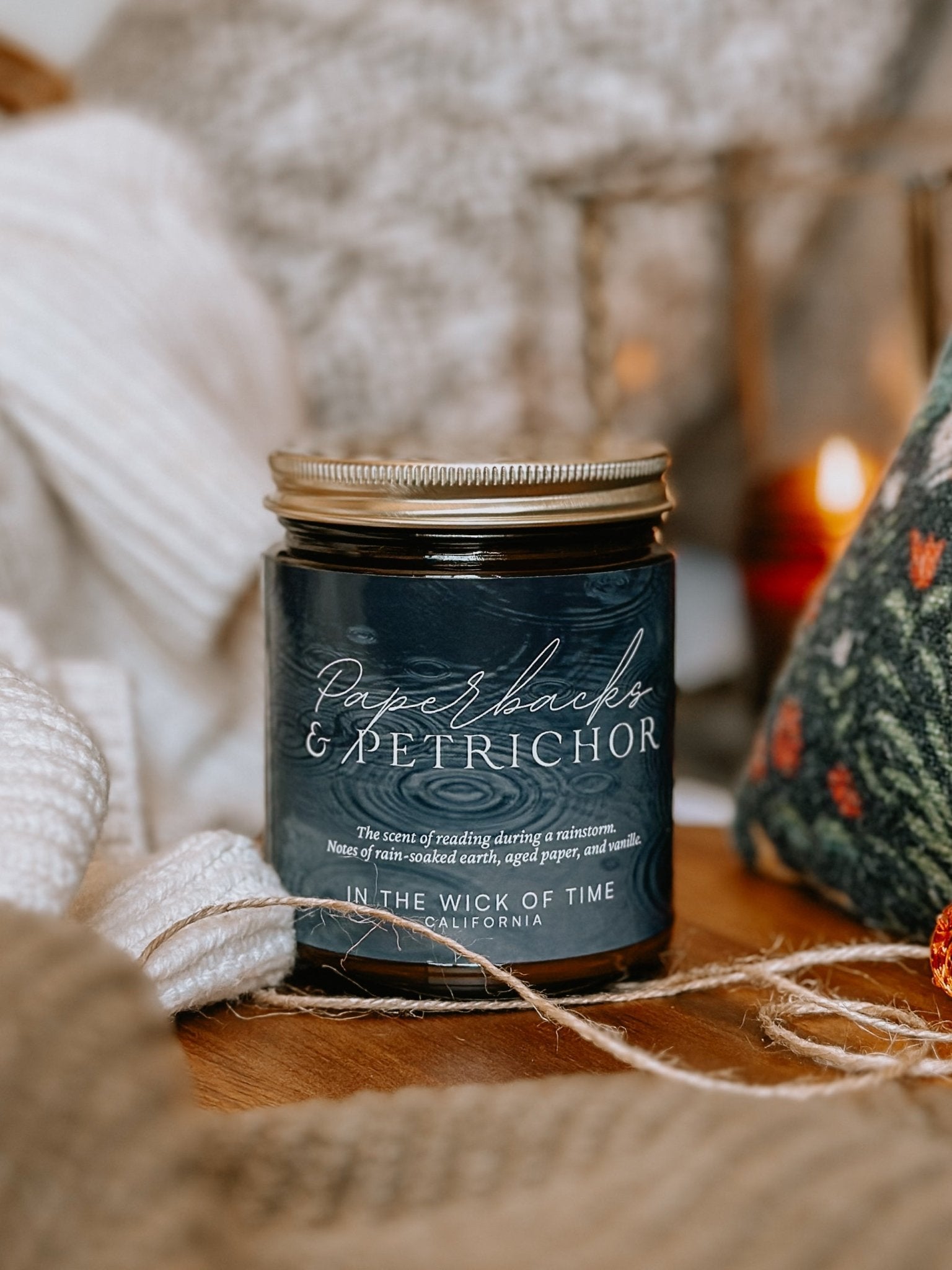 Paperbacks & Petrichor Candle - Starry Skies Austin