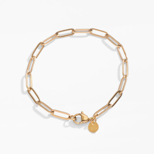 Paperclip Chain Bracelet - Starry Skies Austin