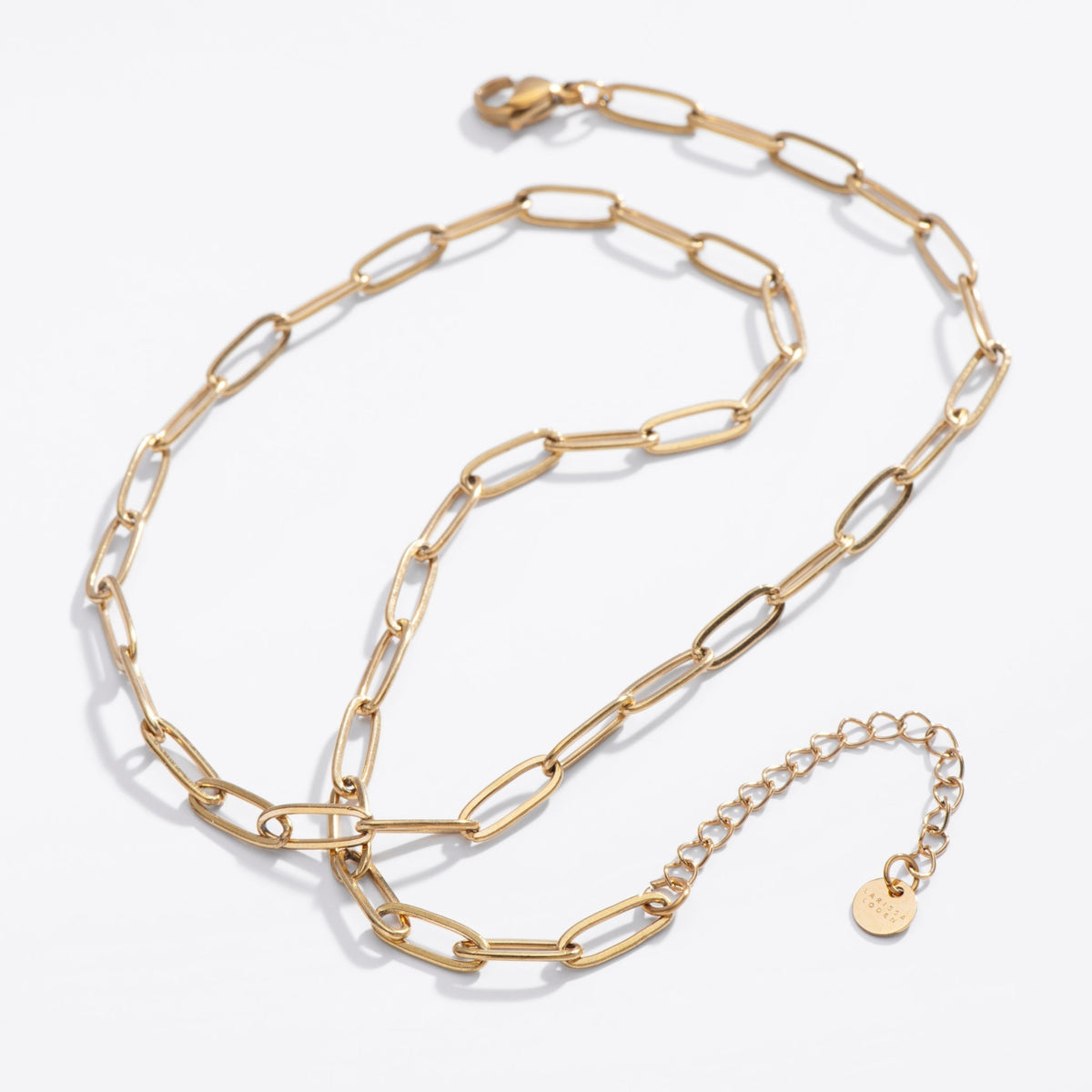 Paperclip Chain Necklace - Starry Skies Austin
